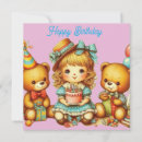 Search for teddy bear birthday cards Vintage