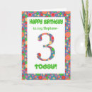 Search for boy 3 birthday cards Colourful