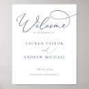 Search for welcome to our wedding signs Navy blue