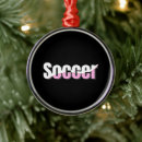 Search for pink soccer christmas tree decorations Player