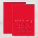 Search for eat drink be merry invitations Red and white