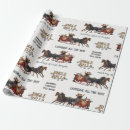 Search for jingle bell wrapping paper Vintage