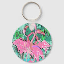 Search for retro flamingo key rings Tropical