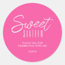 Search for hot pink sweet sixteen stickers Modern
