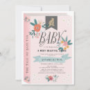 Search for storybook baby shower invitations Floral