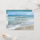 Search for hearts sand save the dates Destination