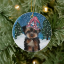 Search for yorkie poo christmas tree decorations Yorkies