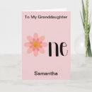 Search for 1st for granddaughter birthday cards Pink