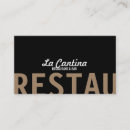 Search for restaurant business cards Professional