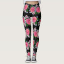 Search for black pink rose leggings Modern