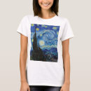 Search for starry night tshirts Post impressionism