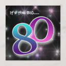 Search for fun 80th birthday invitations Eighty