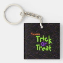 Search for trick or treat key rings Black