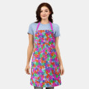 Search for multicolored aprons Flowers