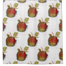 Search for apple green shower curtains Red