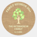 Search for family reunion tree stickers Rustic