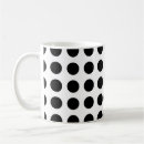 Search for black and white polka dots mugs Cute