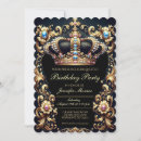 Search for royalty birthday invitations King