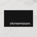 Search for stonemason business cards Construction