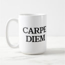 Search for latin mugs Carpe diem