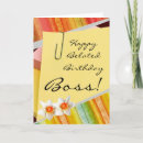 Search for boss birthday cards Employer
