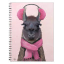 Search for animal print notebooks Llama