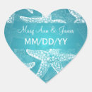 Search for blue starfish wedding stickers Elegant