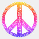 Search for vintage peace sign stickers 60s