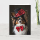 Search for papillon christmas cards Animal