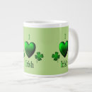 Search for clover leaf hearts mugs St patricks day