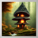 Search for mushroom fantasy art Enchanted forest