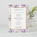 Search for iris birthday invitations Purple