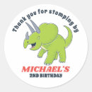 Search for triceratops stickers Kids birthday party