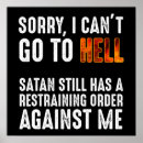 Search for satanic posters Humour
