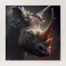 Search for rhinoceros puzzles Animal