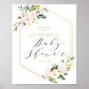 Search for floral baby shower posters Gold