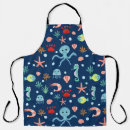 Search for sea creature aprons Blue