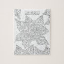 Search for adult colouring puzzles Flower