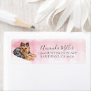 Search for yorkie puppy return address labels Cute