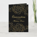 Search for fine invitations Black and gold
