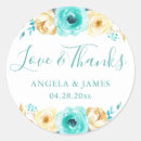 Search for turquoise thank you stickers Green