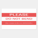 Search for do not bend stickers Mailing