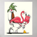 Search for cartoon flamingo posters Bird