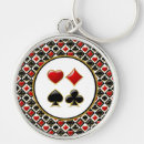 Search for red card key rings Poker