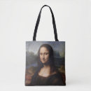 Search for mona lisa tote bags Vintage