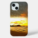 Search for boat at sunset iphone cases Beach