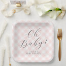 Search for pink gingham plates Simple