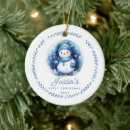 Search for 2 sided photo christmas tree decorations Cute