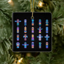 Search for tribal christmas tree decorations Native