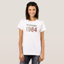 Search for 1984 womens tshirts Birthday